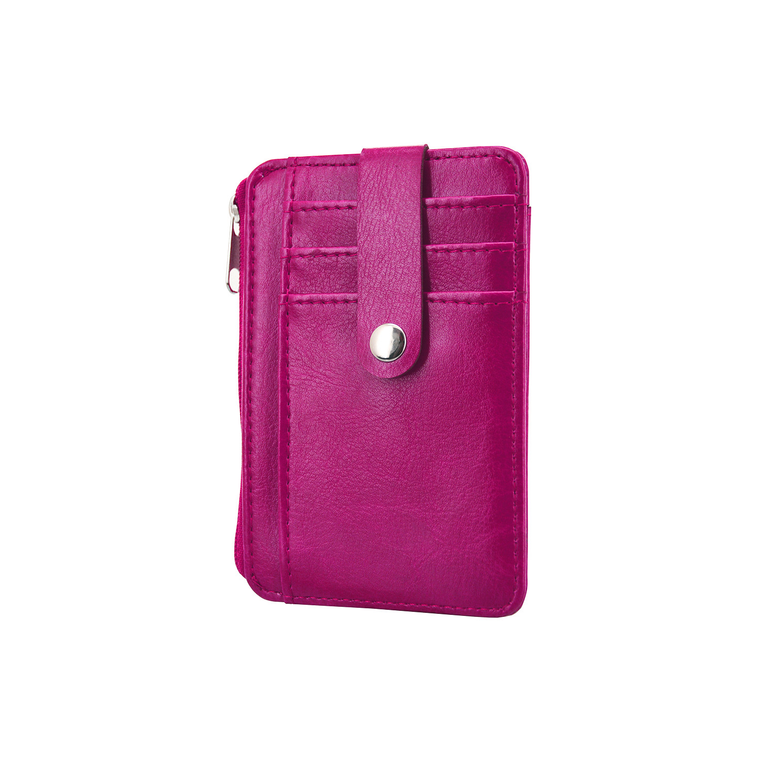 ID Window Leather Business Card Holder Embossed Logo For Birthday / Anniversary Gift