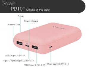 Buy cheap Smallest Portable Mobile Phone Charger Power Bank , Samsung Mobile Power Bank 10000mah product