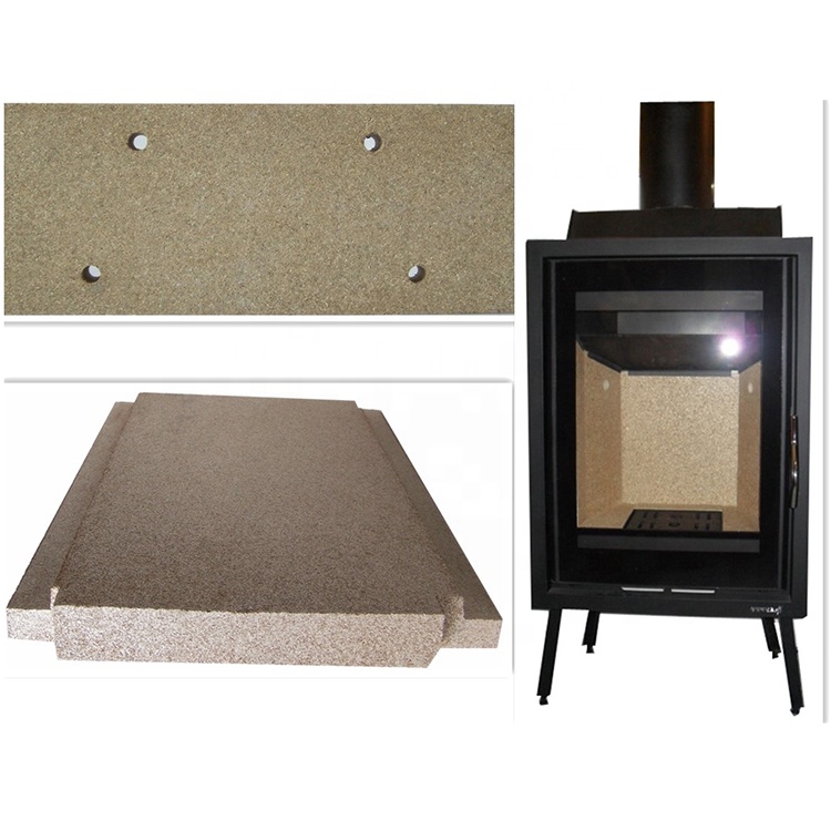 Nontoxic Steel Casting Ladle Fire Board 230x114x30mm For Wood Stove