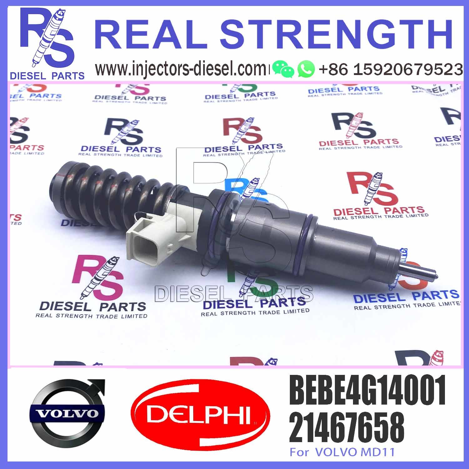 Injector 21467658 BEBE4G14001 For Engine MD11P3472 RENEW MODEL Fuel Injector Repair Kit