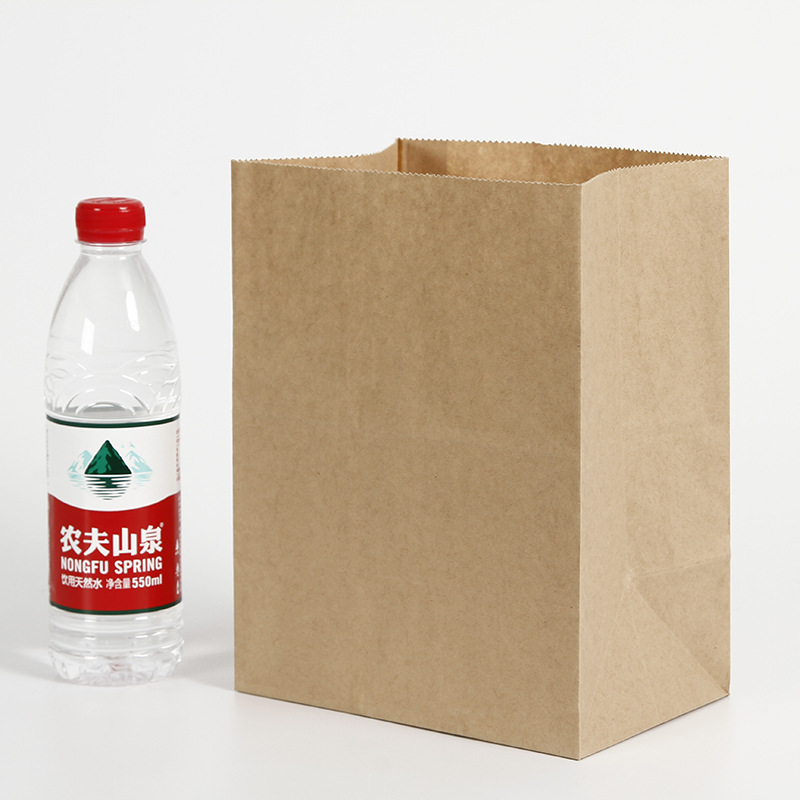Grease Proof Brown Kraft Paper Food Packaging Bags Bread Pastry Bulk Paper Sacks