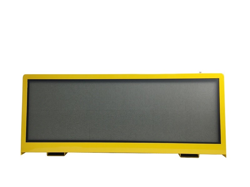 RGB Video Taxi Top Led Display Advertising Light Box With 4g / Wifi Control