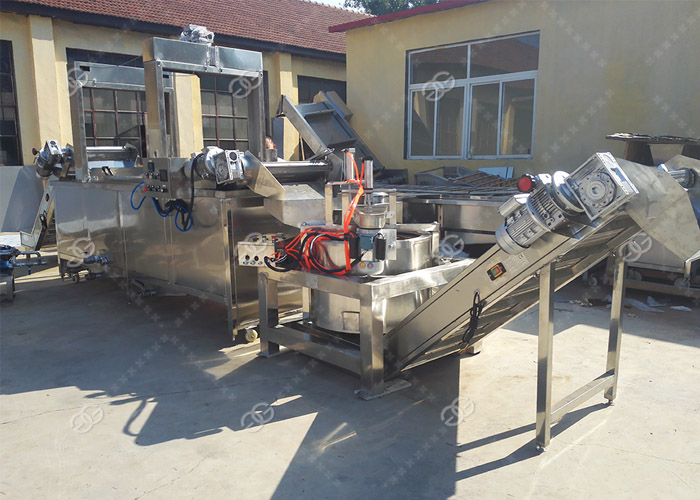 Continuous Peanut Frying Machine