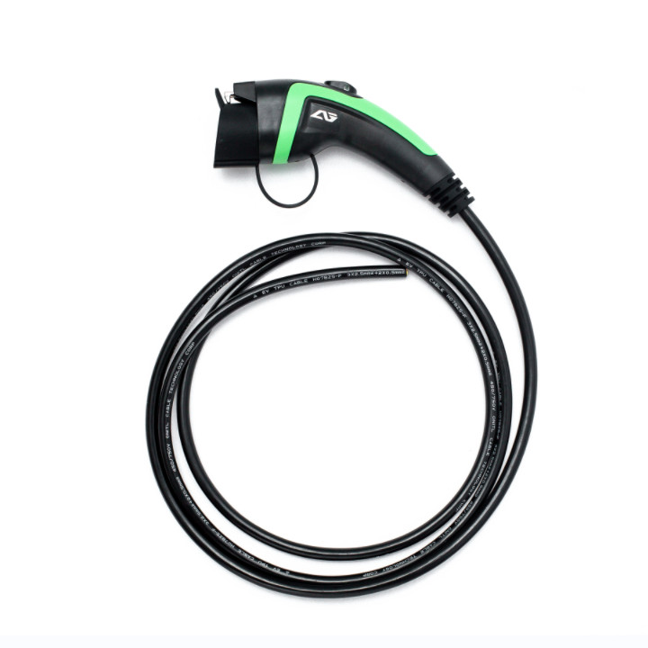 IP55 TPE PC PBT ALLOY 3.6KW 16A Type 1 Portable 220v Ev Charger SAE J1772