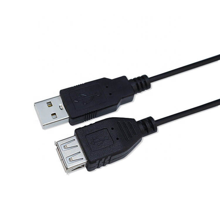Custom OEM 1m 2m Data Charging Male to Female USB 2.0 Type A Extension Cable