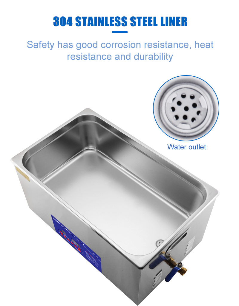 40K Dual Frequency Ultrasonic Cleaner 480w Ultrasonic Cleaning Machine