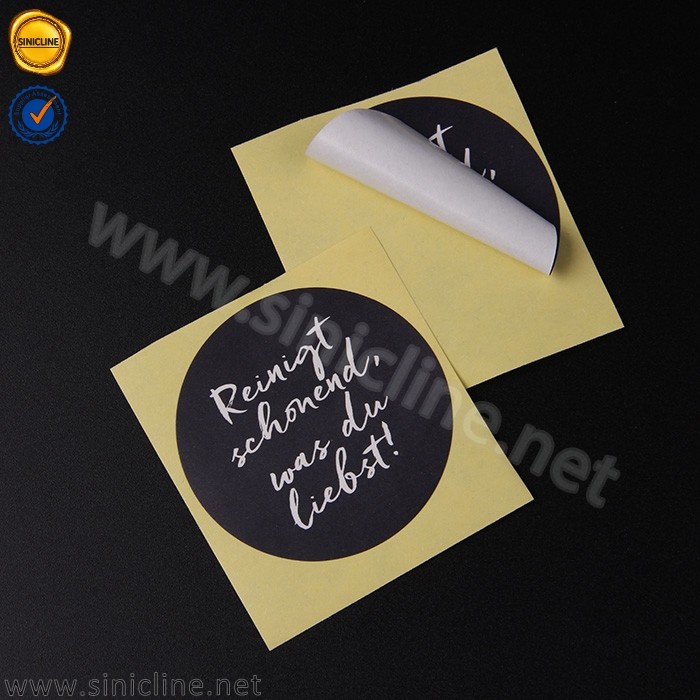 Sustainable Round Paper Sticker Labels Custom Packaging Stickers For Cosmetic & Beauty