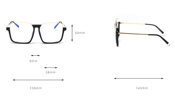 Transparent Computer Glasses Frame Women Men Anti Blue Light Round Eyewear Blocking Glasses Optical Spectacle Eyeglass