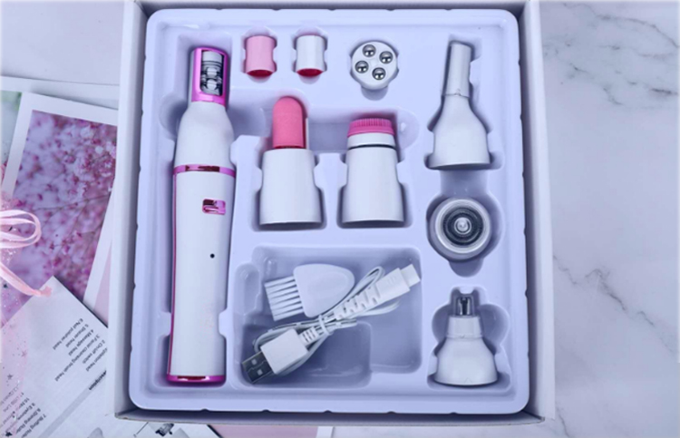 7 In 1 Ladies Personal Care Products Electric Manicure Set Eyebrow Nose Trimmer Women Grooming Kit