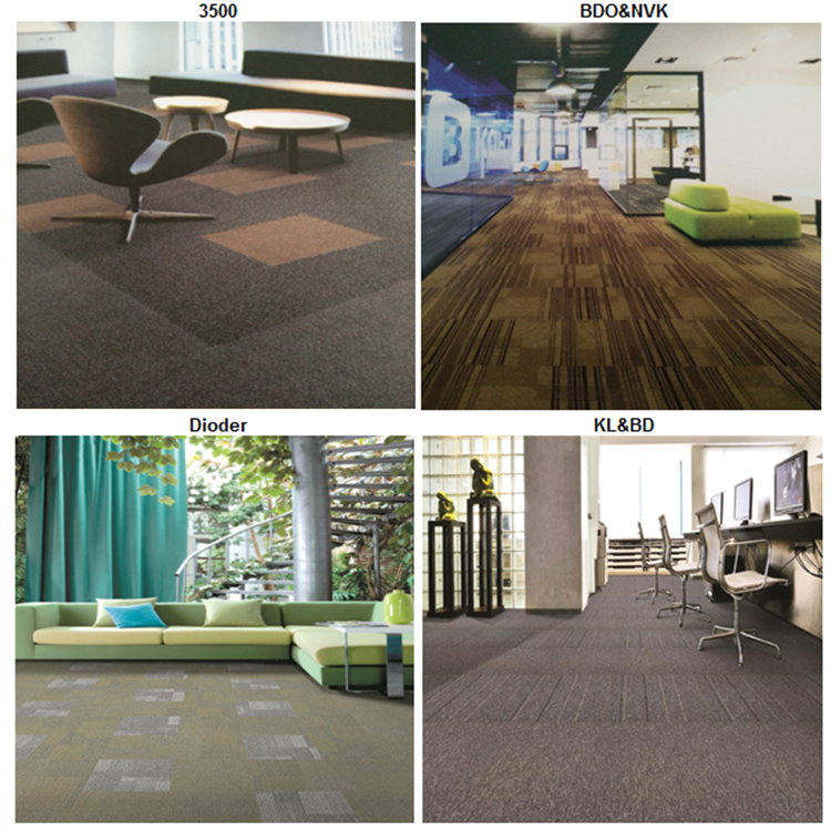 Square Natural Woven Carpet , Natural Weave Area Rugs Anti - Slide Feature