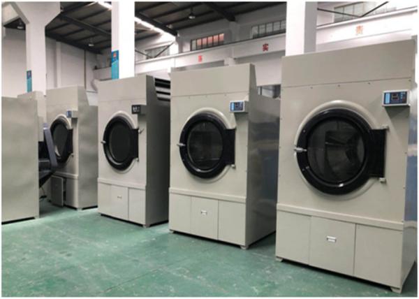 Tumble Industrial Cloth Dryer Machine Free Standing Durable Drum Wide Door
