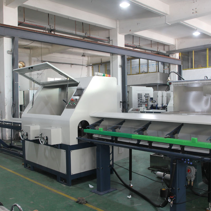 Abrasive Belt And Nylon Wire Polishing Machine With 2 Grinding Head