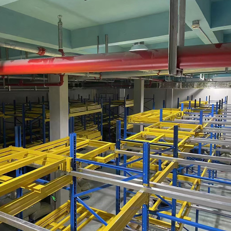 Customizable Push Back Pallet Rack Manufacturers Industrial Racking For Intensive Storage System
