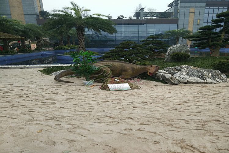 Neutral Silicone Realistic Animatronic Dinosaur Relative Interactive Animatronic Dinosaur