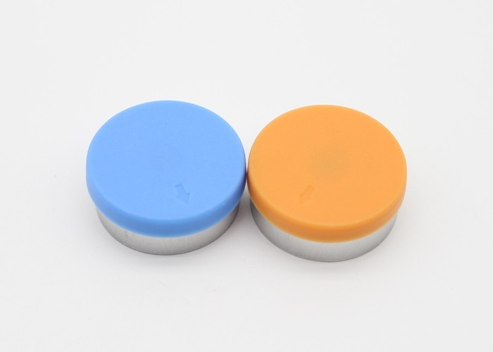 Colorful Tear Off Vial Caps For Medical Injection Vial 20.3*7.3 Mm Size