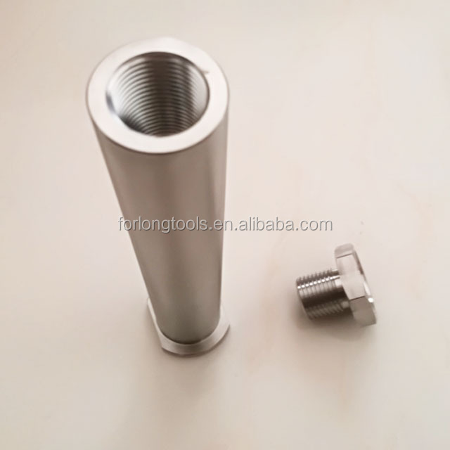 Titanium Alloy Spindles with Natural Finish and DIN Standard 5/8" Diameter