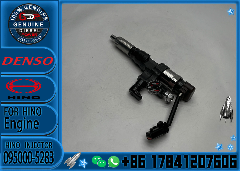 Fuel Injector 095000-5280 095000-5283 23670-E0291 23670-E0290 for Diesel Engine J08E 268