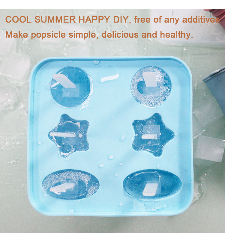 DIY Personalised Silicone Molds For Popsicle Ice Lolly Ice Cream