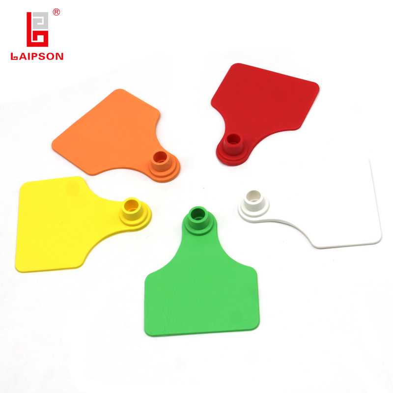 LAIPSON Cattle Identification Barcode Serial Number Printing Bovine Ear Tag For Farm