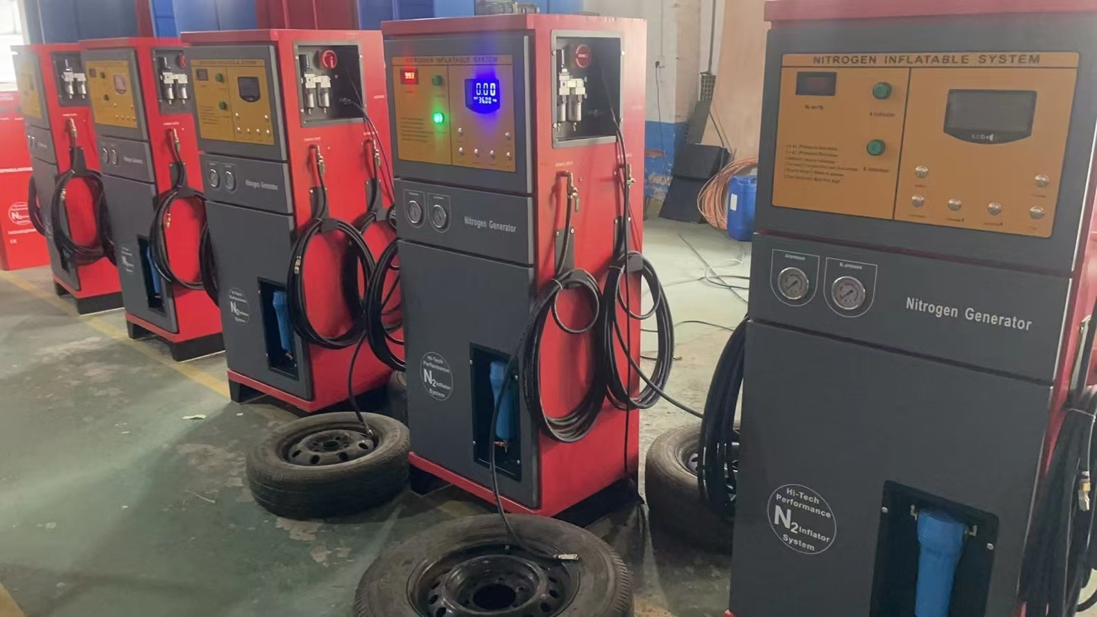 T-1200A High Efficiency Nitrogen Generator Machine 97% Purity For Fill Car Tires
