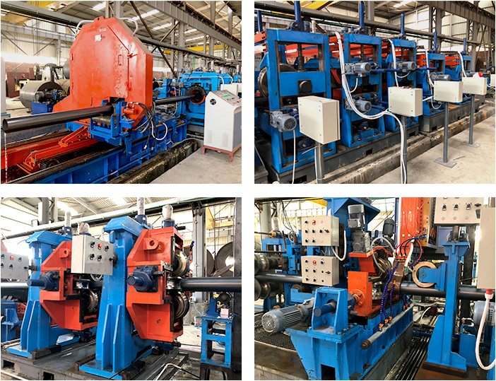 Thickness 1.2-4.0mm ERW Steel Pipe Production Line Long Service Life