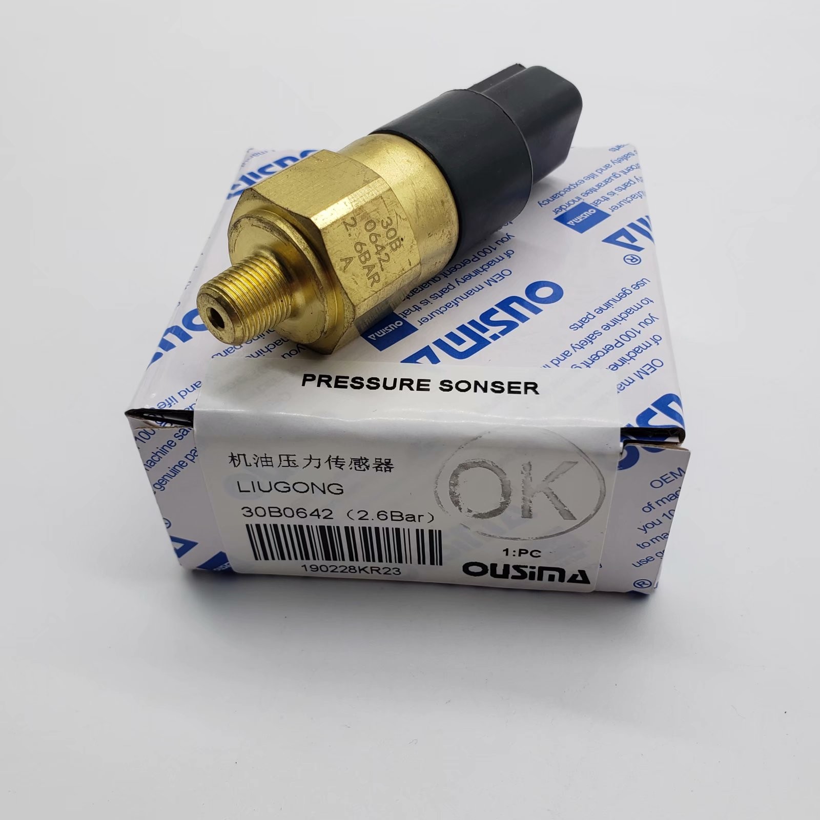 OUSIMA Eletric Excavator 30B0642 2.6 Bar Pressure Sensor