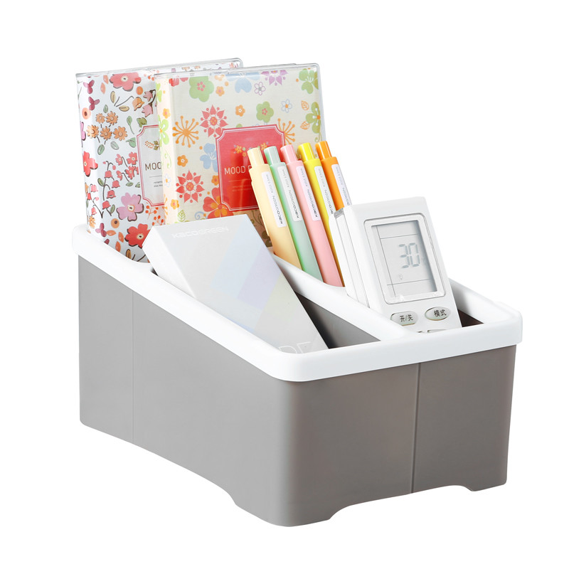 Household Desktop Plastic Stationery Organiser For Notebook