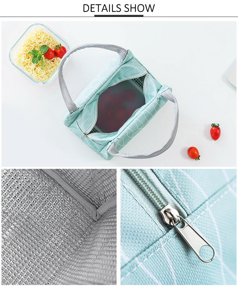 Stylish Polyester Cooler Tote Women Insulated Lunch Cooler Bags