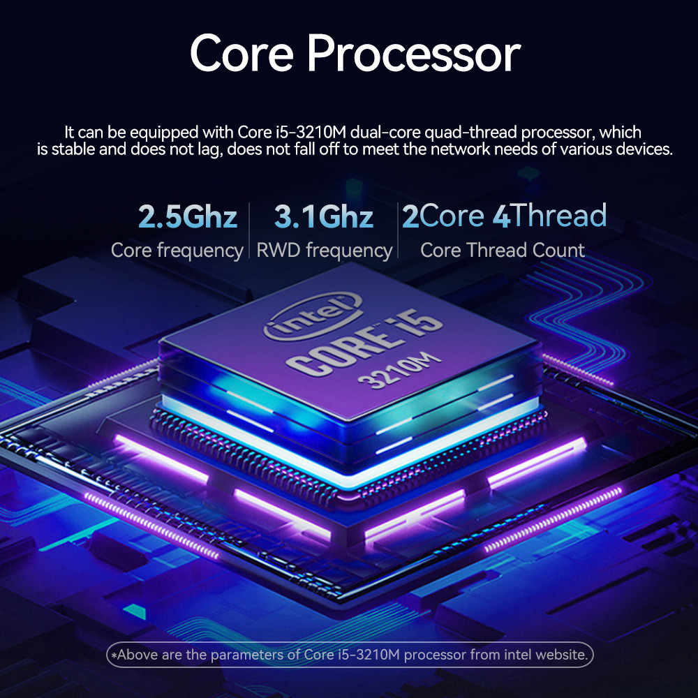 DDR3 8G RAM 1U Firewall Router Server 8LAN Intel Celeron And Core Series