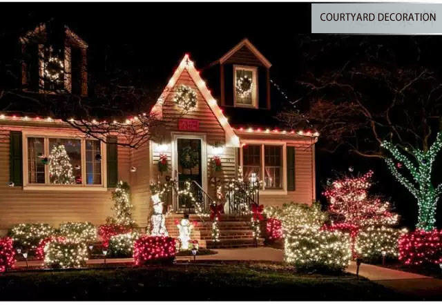 72ft Outdoor Solar String Lights 300MA Reelable With 200 Lamp Beads