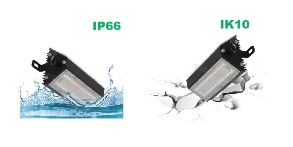 Asymmetric G5 IP66 50w 150lm/w Led Bulkhead Lights 100-270v