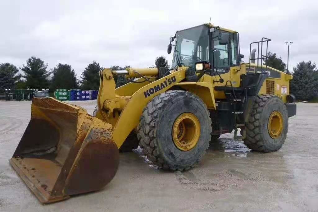 Yellow 4.2m3 Bucket Komatsu WA470-6 Used Wheel Loaders