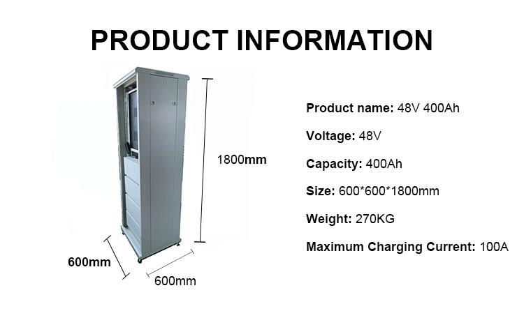 48v 400ah Solar Lifepo4 Energy Storage Battery Lithium Iron Phosphate Battery