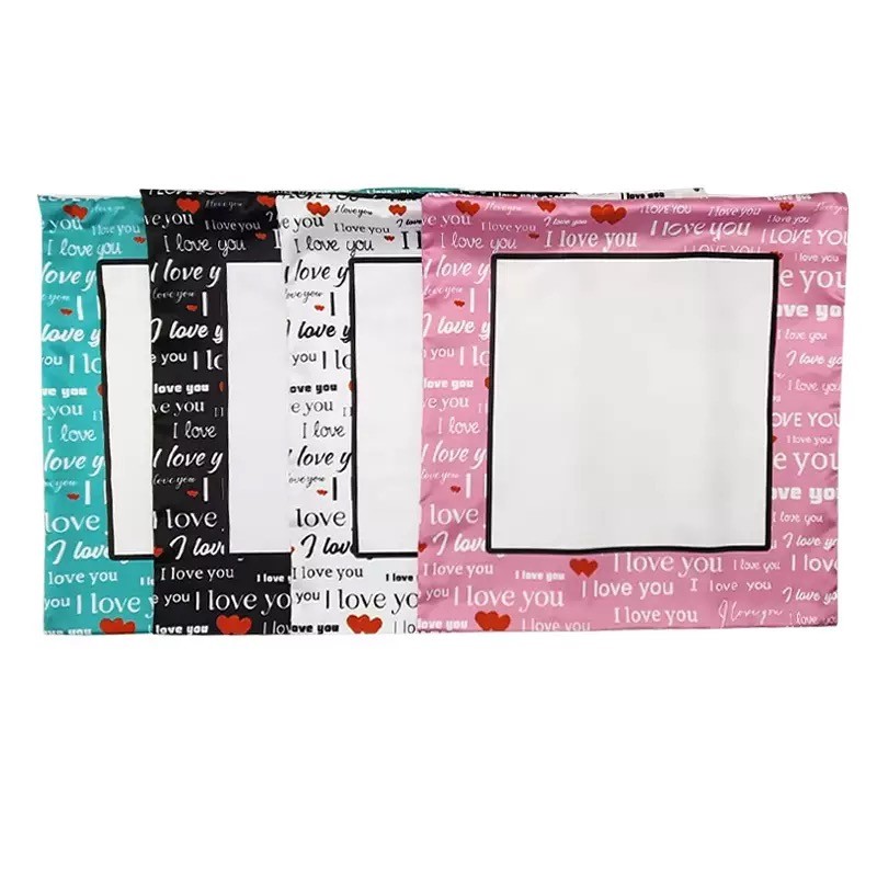 Lovers Short Plush Sublimation Pillow Case For Sublimation Photo Printing