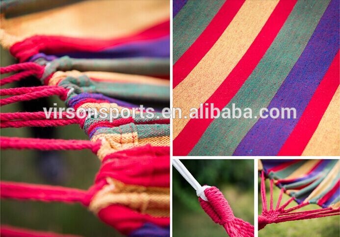 Virson Portable Colourful Canvas Hammocks for Travel Camping