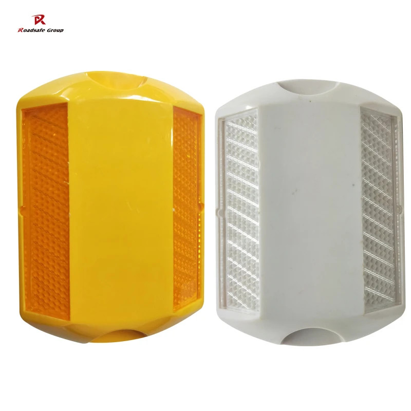 100*100*20mm plastic cat eye reflective pavement marker traffic road stud