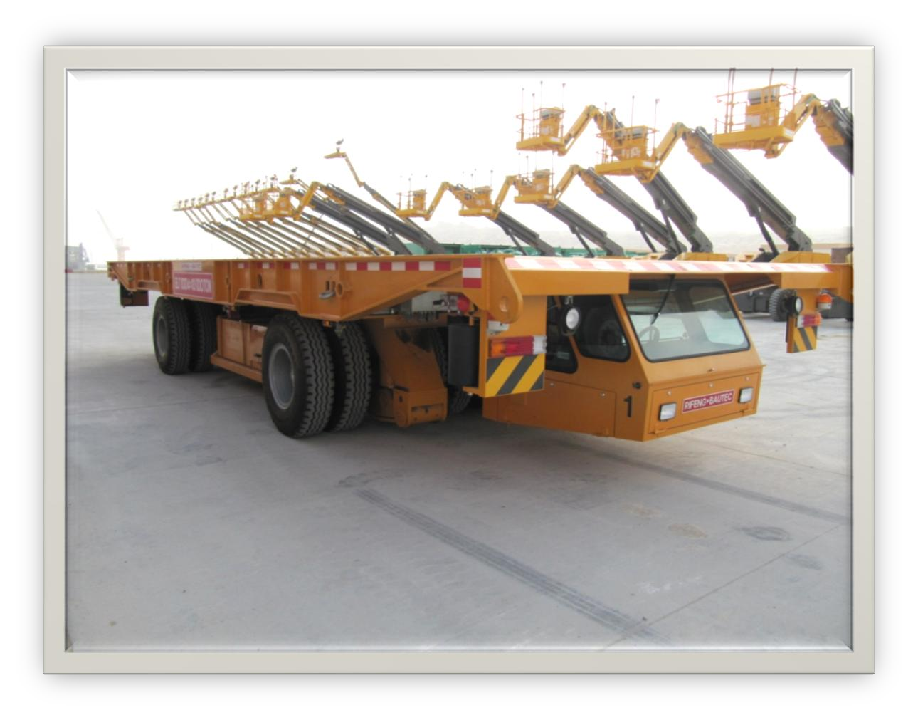 Semi-Trailer Self-Propelled Modular Transporter Trailer for Bridge Beam Transport
