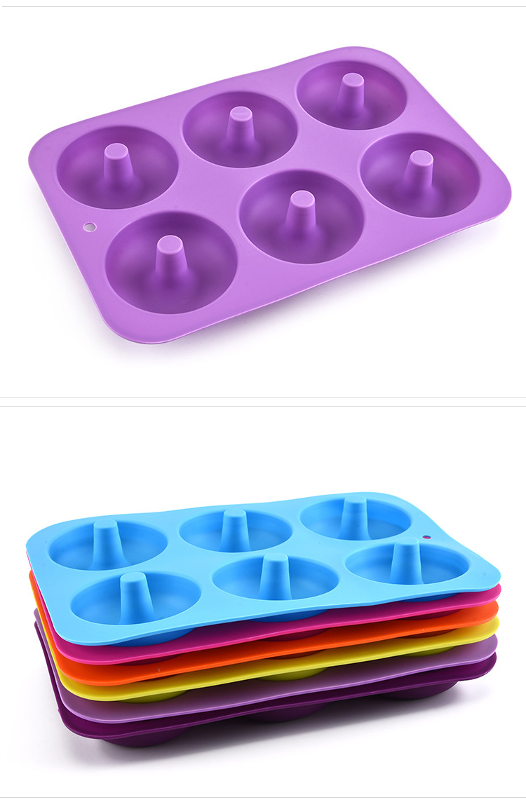 BPA Free 120g 6 Cavity Silicone Cake Molds For Kitchen