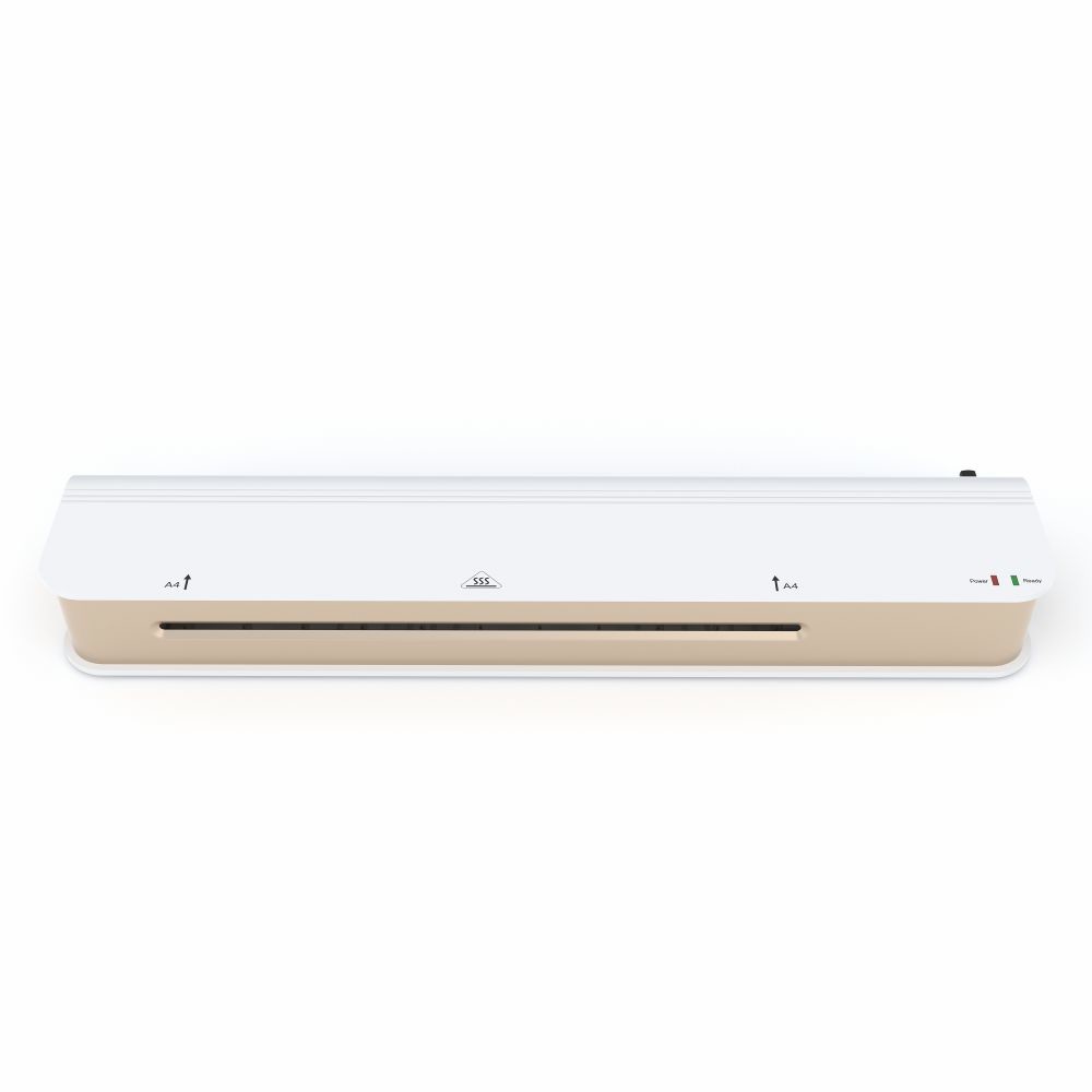 Small Size White Color GS Standard Desktop Laminating Machine 9.5inch A4