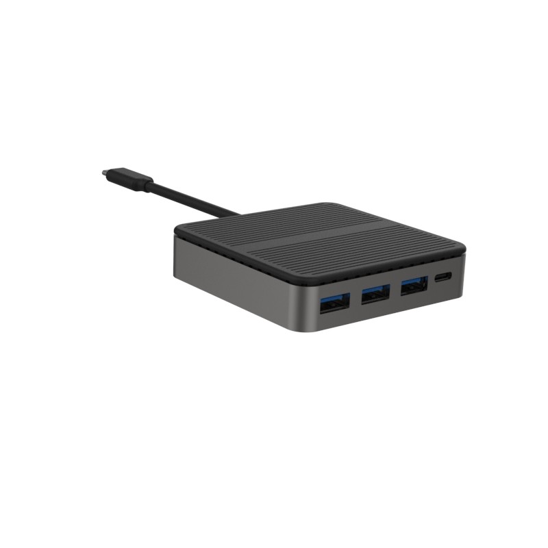 Square 6 In 1 Dual HD 4K Type C Docks With RJ45 PD 100W SD TF 3xUSB 3.0 Docking Hdmi Hub Usb C A