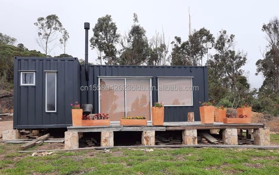 Modern Design Flat Pack Container 20 FT Prefabricated Steel House for Outdoor or Camping Low Cos