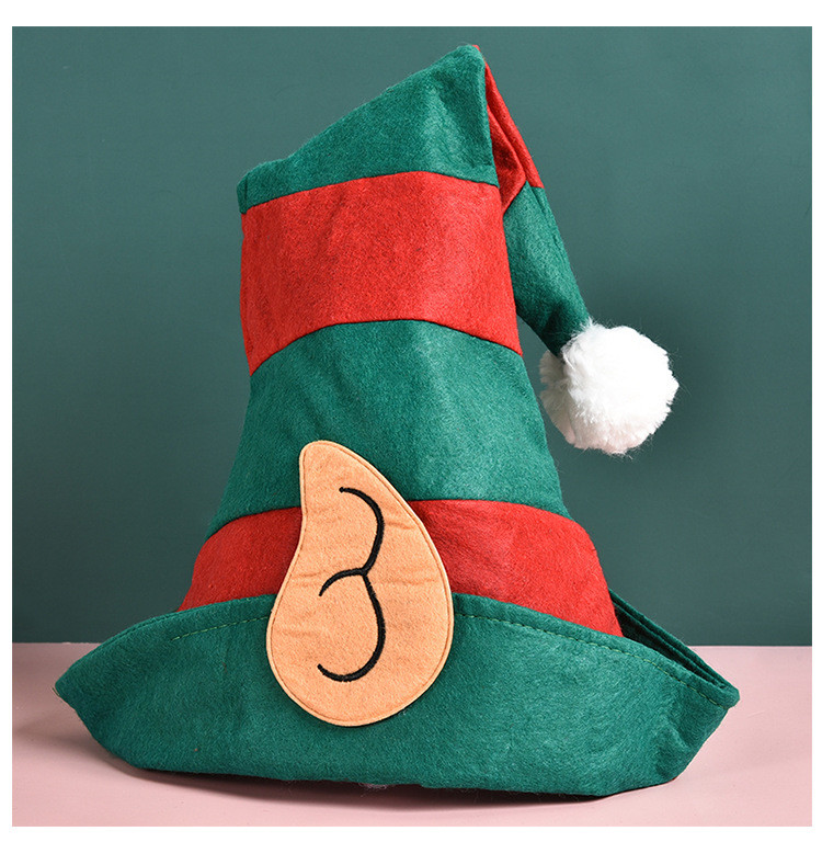 Santa Claus Christmas Hat Red Xmas Decoration For Fancy Dress Up Unisex Costume