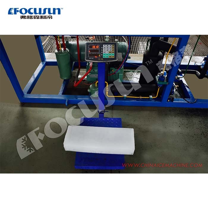 1T Block Ice Machine with Other Ice Storage Capacity and Condition from Focusun