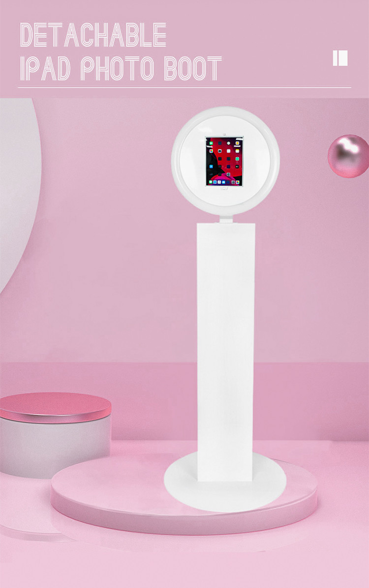 Led Ring Light Ipad Photo Booth Kiosk Interactive Social Media Photo Booth