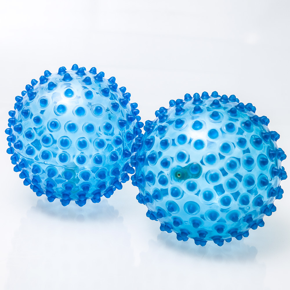 Transparent Massage Toy Ball Soft Touch 6 " PVC For Kids Games