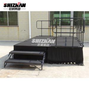 China Custom Aluminum Manufacture Professional Outdoor Platform Cheap Aluminum Portable Stage For Sale on sale