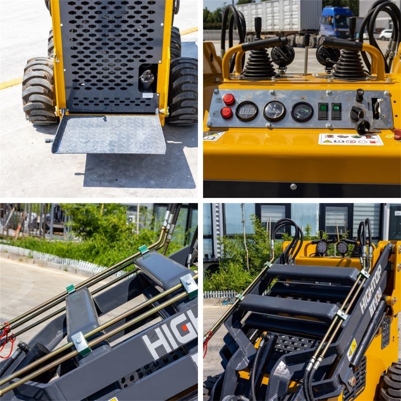 23hp Power 1350mm Mini Skid Steer Loader Ce Epa