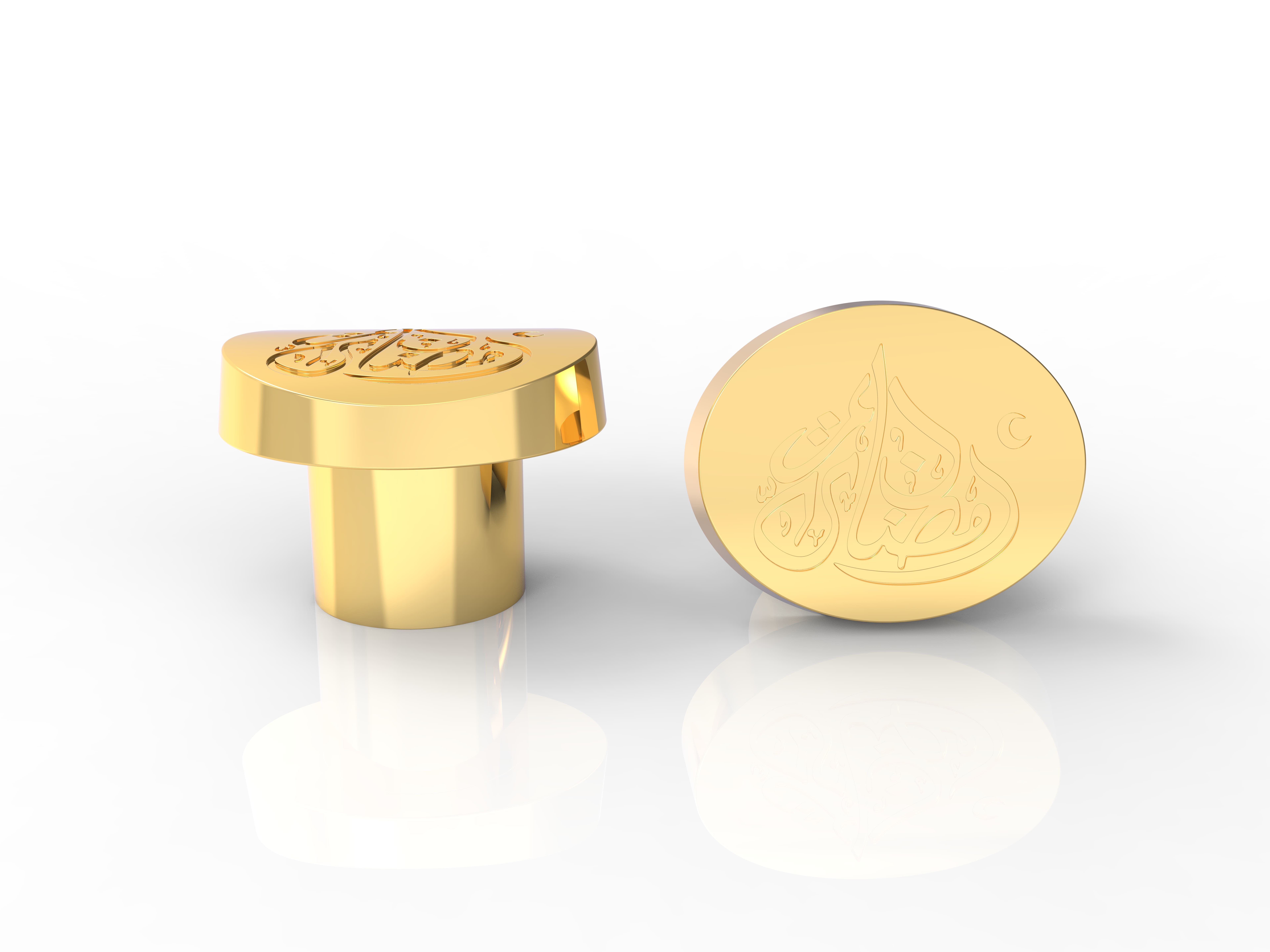 Durable Elegant Zamak Perfume Caps For Enhancing Fragrance Presentation