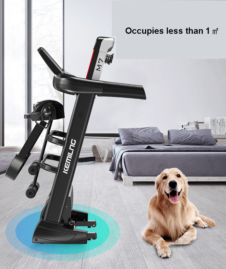 Customized 150kg Load Commercial Folding Treadmill With LCD Screen