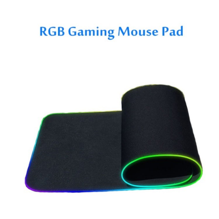 Customized LED RGB Rubber Wireless Charging Game Mouse Pad Large